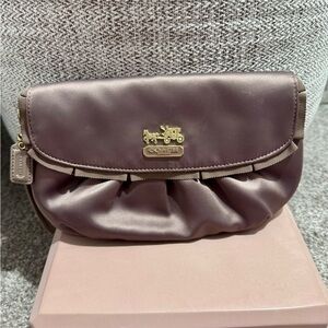 Coach Satin Clutch